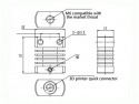 Heatsink MK10 E3D V6 / CR8 / CR10 Aluminium